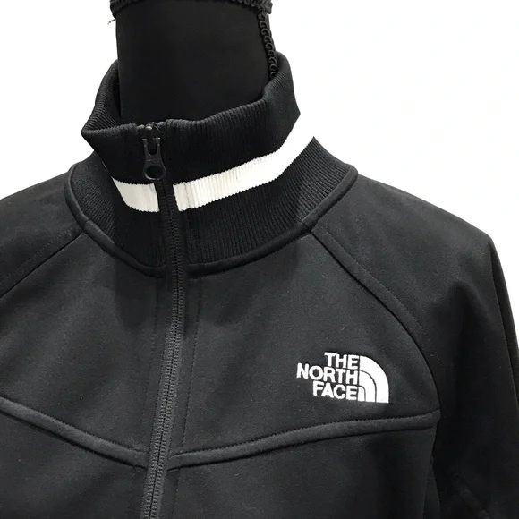 The North Face Women's Black Bomber Jacket zip up  size medium - Picture 2 of 5